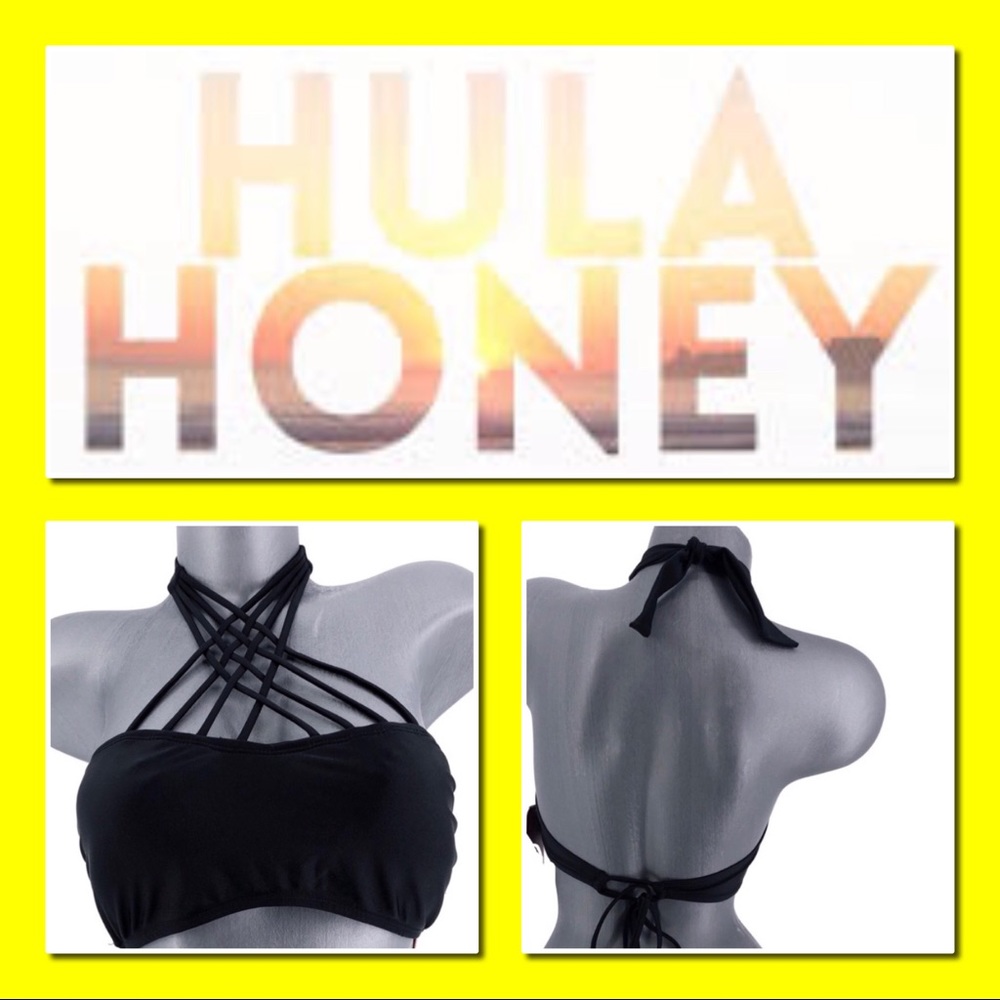 EUC Worn 1 Time Hula Honey Bikini Top